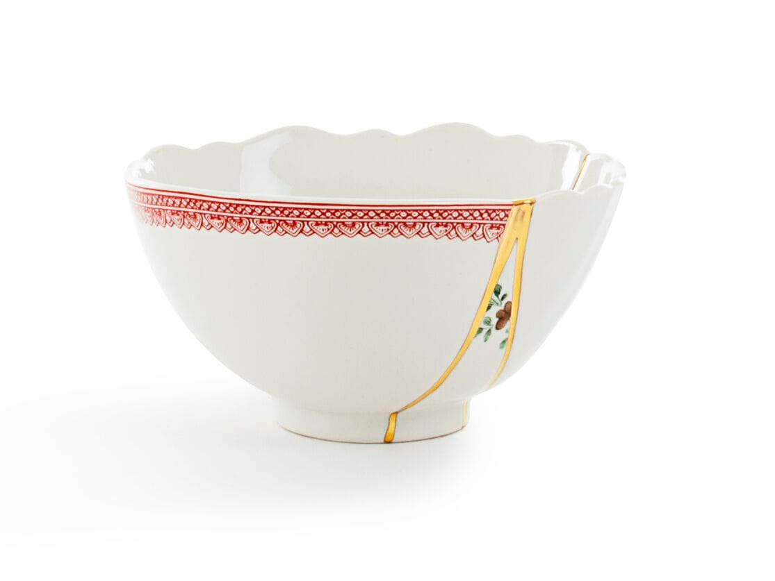 Фарфоровая и золотая чаша Seletti Kintsugi ARCH-00118335 - Вид №1