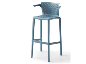 Штабелируемый стул из инженерного пластика с подлокотниками