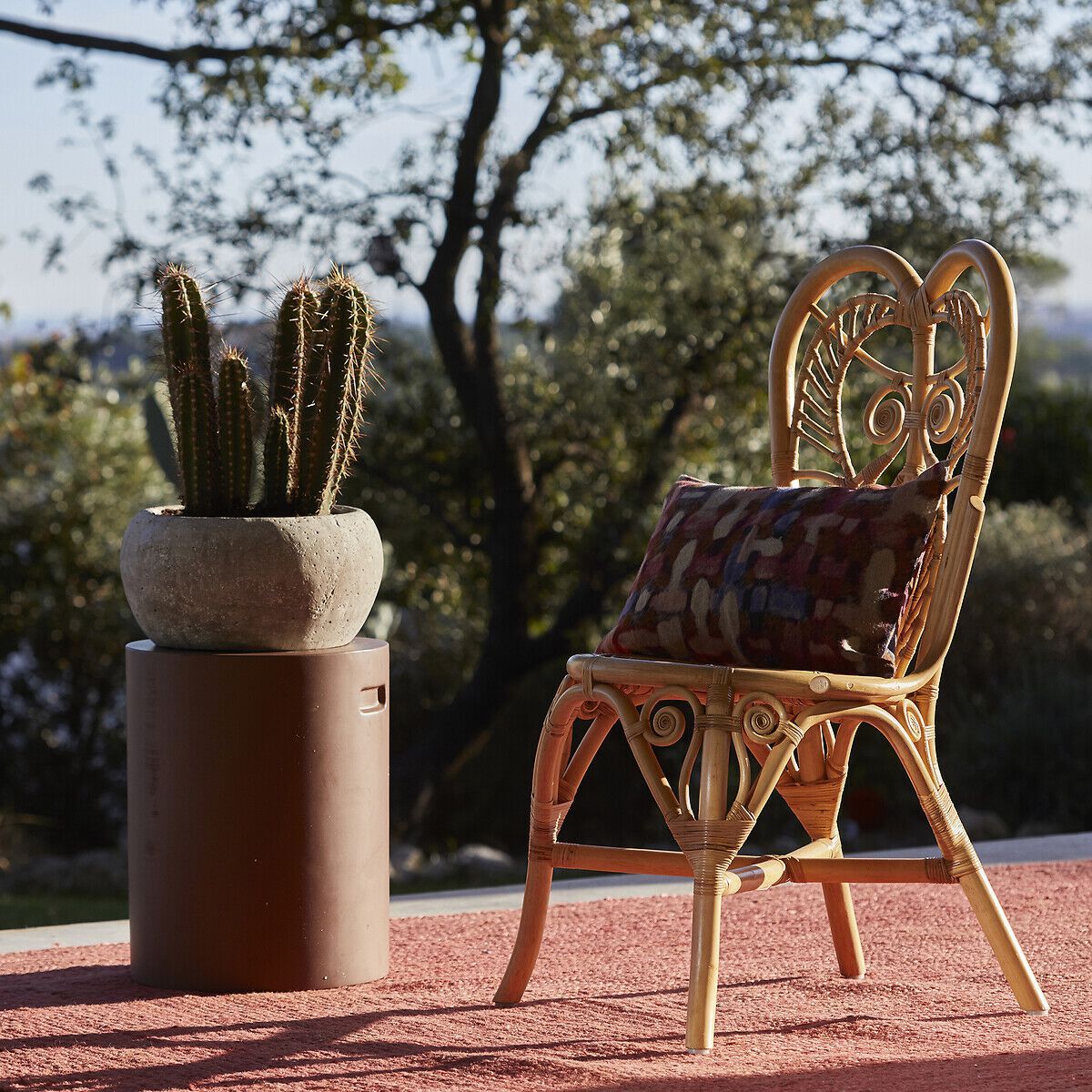 Круглый садовый журнальный столик из стекловолокна AMPM RASKIN ARCH-00067632 - Вид №6