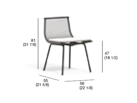 Веревочный садовый стул RODA Laze ARCH-00101505 - Вид №6