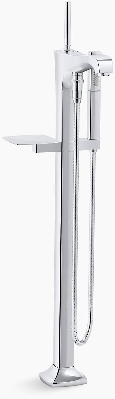 KOHLER Напольная накладка для ванны с ручным душем Margaux K-T97331-4-SN  - Вид №1