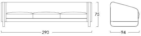 Jetclass Диван из ткани Bohème Jbo305, jbo305a Boheme - Вид №2