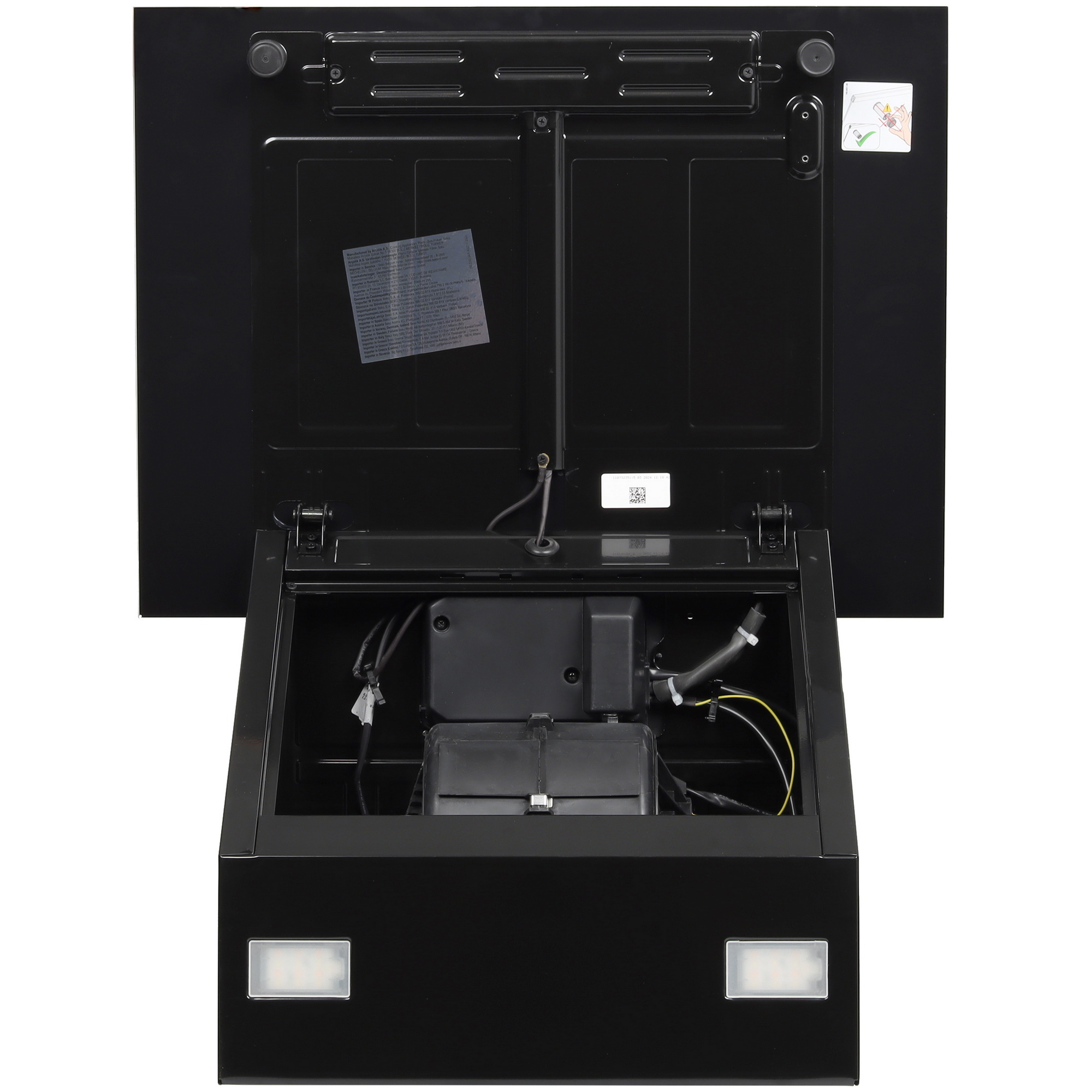 9006751 Вытяжка наклонная Hotpoint HPHV 62FLT BL черный/черный STDN-0020830 - Вид №8