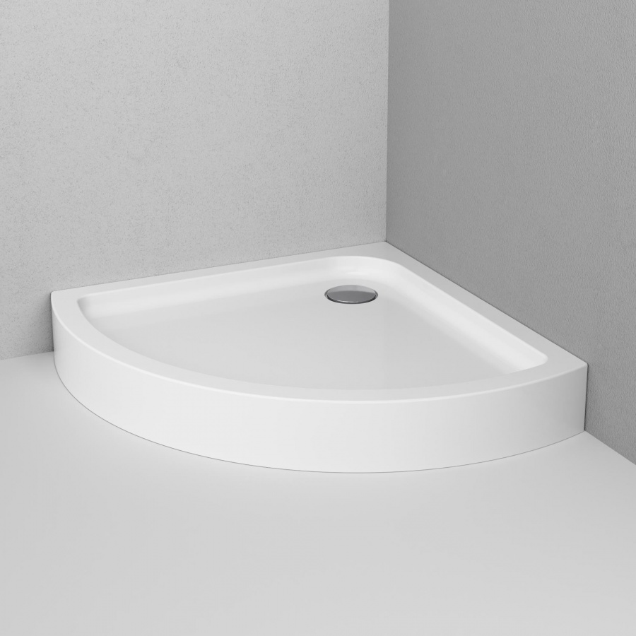 W54T-315-090W Solo Slide. Поддон для душ.уголка 90x90 белый акрил AM.PM Orange  - Вид №1