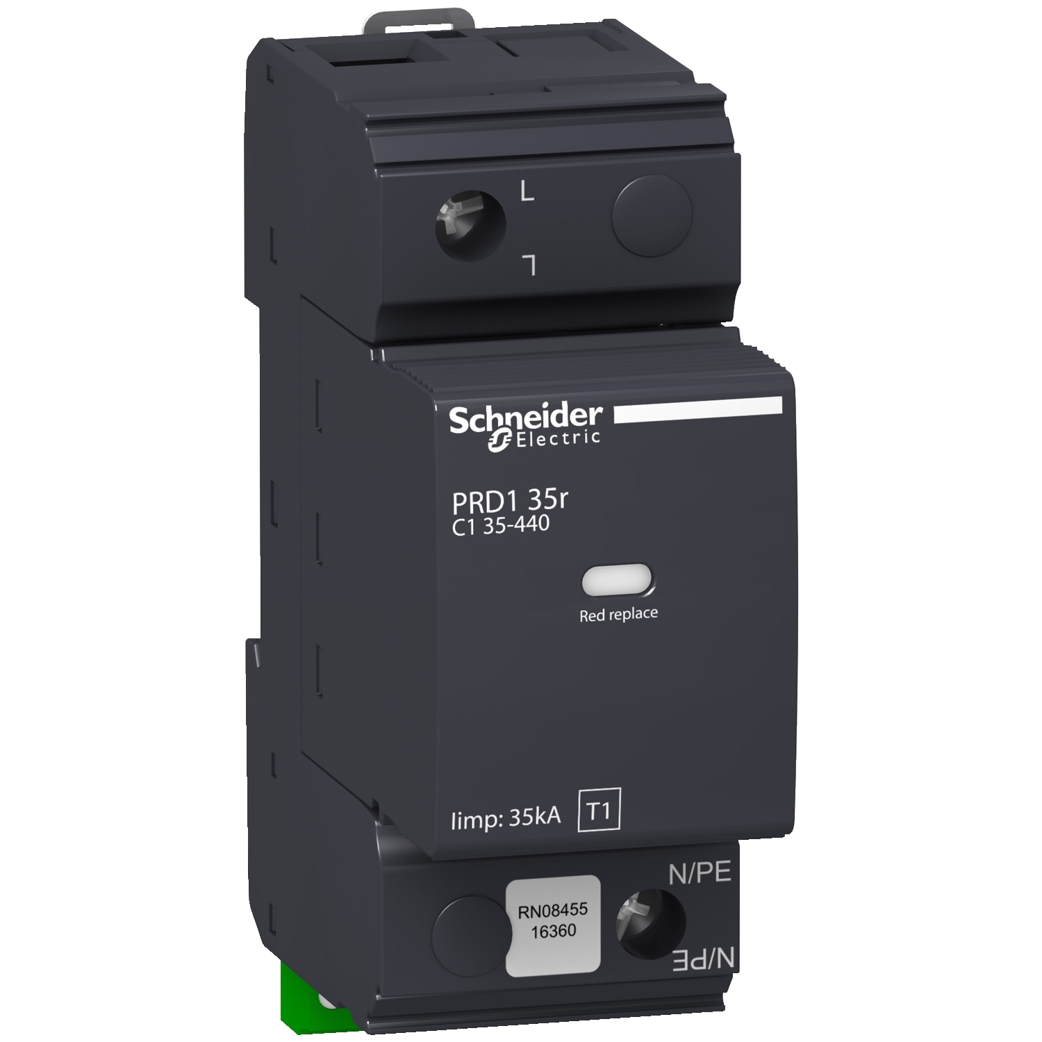 16649 PRD1 35r ОПН 1-ПОЛЮСНЫЙ КЛАСС 1 СО СМЕННЫМИ КАРТРИДЖАМИ Schneider Electric 