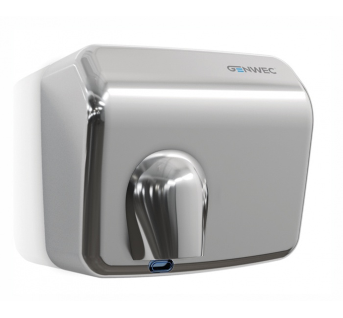 GW01 26 03 00 Genwec Ручная сушилка для рук Classicflow из белой стали 