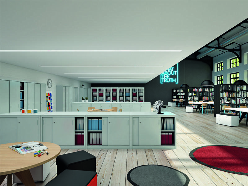 Dieffebi Металлический модульный блок для хранения вещей с раздвижными дверцами sun-id-1424582 - Вид №2