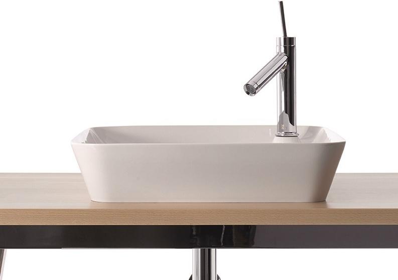 234046 Подвесная раковина настенная овальная Duravit Cape Cod белая - Вид №2