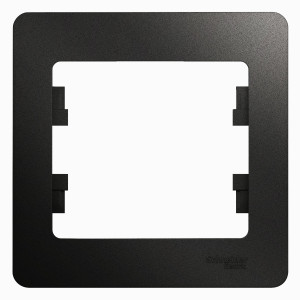 GSL000701 Рамка 1 пост , антрацит Schneider Electric Glossa
