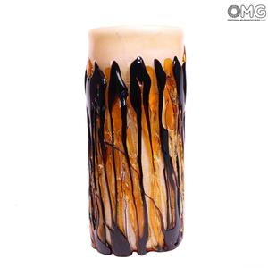 4562 ORIGINALMURANOGLASS Ваза Земли Сиены - муранское стекло OMG 14 см