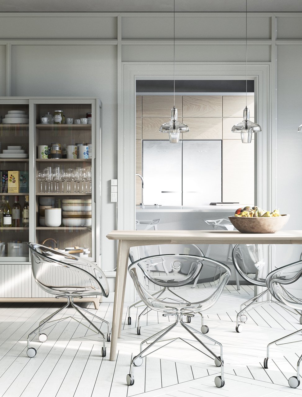 Обеденный стол прямоугольный дуб тобакко 160 см Iggy THE IDEA  210048 Коричневый  - Вид №3