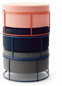 COR Круглый пуф на колесиках Drop