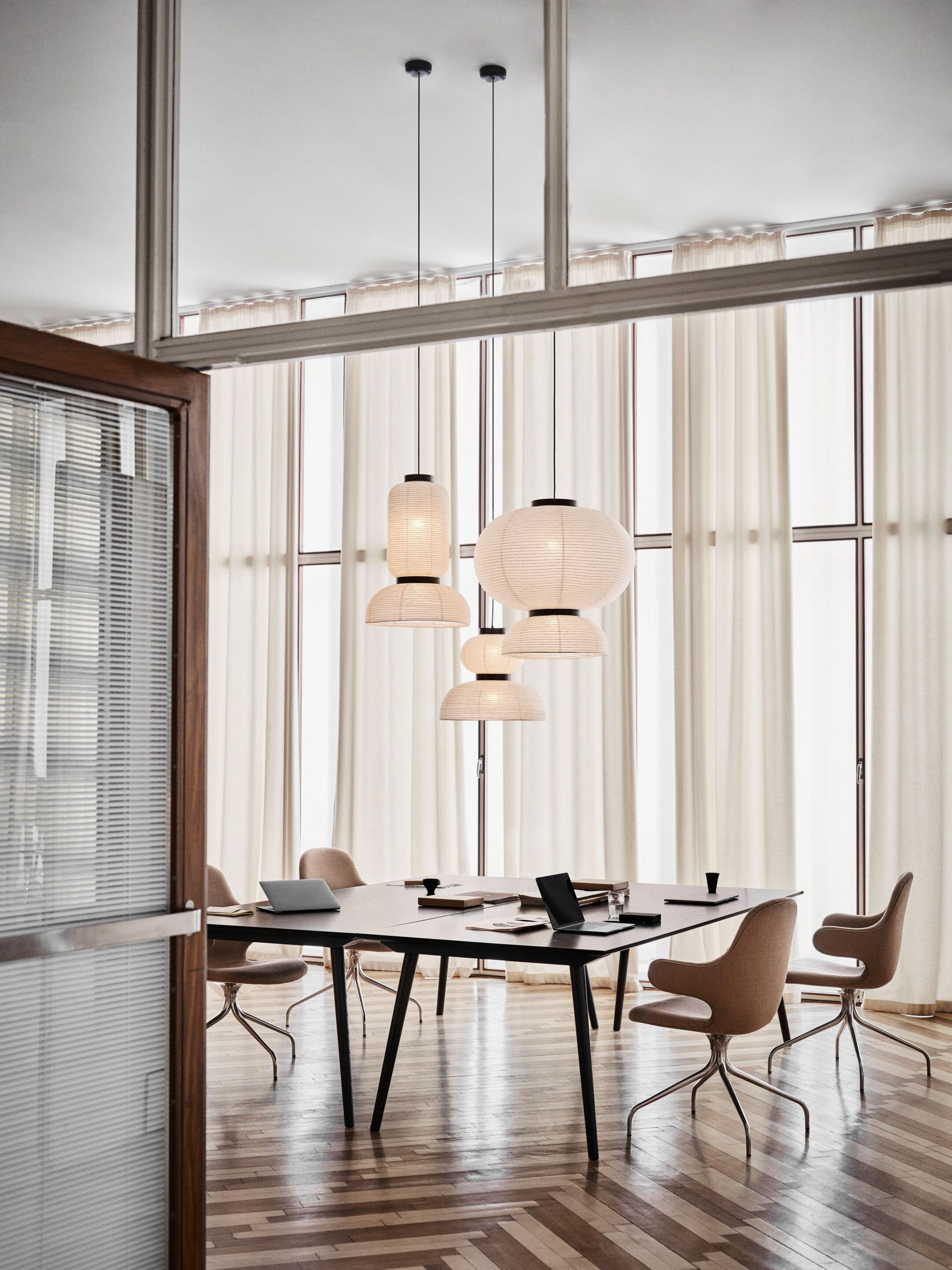 Рисовая бумага подвесной светильник In Stock &amp ARCH-00141925 - Вид №10