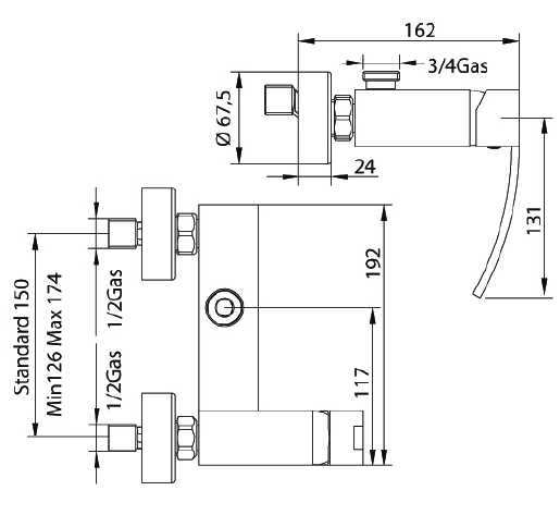 778920SNSF Смеситель Bandini Seta Santreyd - Вид №1