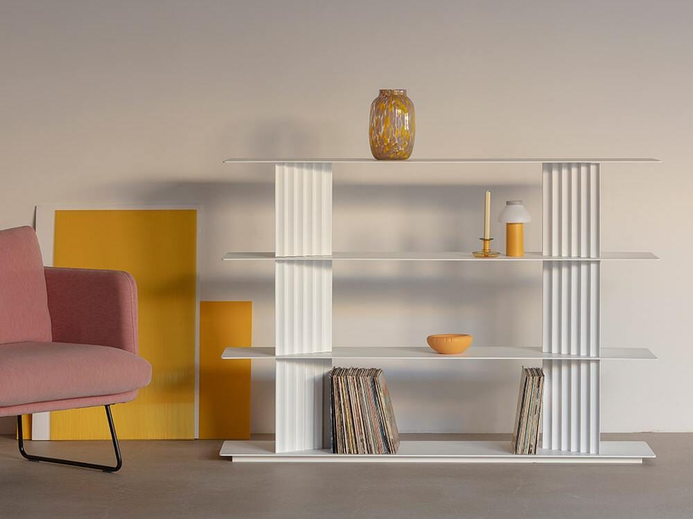 Стальная двухсторонняя Книжная полка RS Barcelona PLEC SHELVING S ARCH-00125269