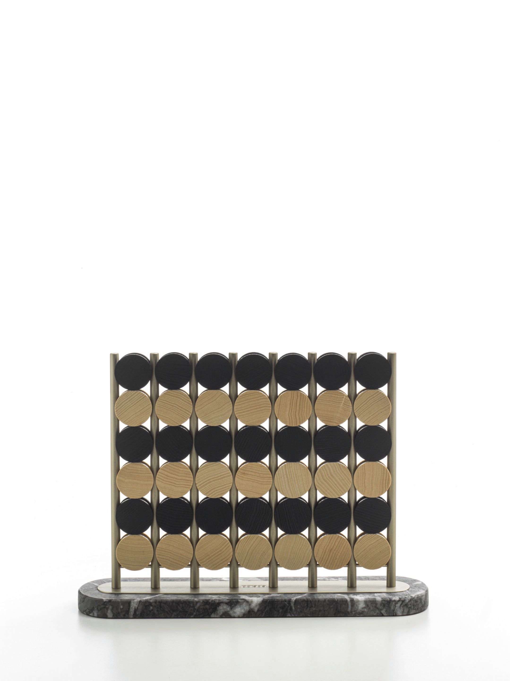 Настольная игра из Карнико-серого мрамора и грецкого ореха Porada двадцать четыре ARCH-00121927 - Вид №4