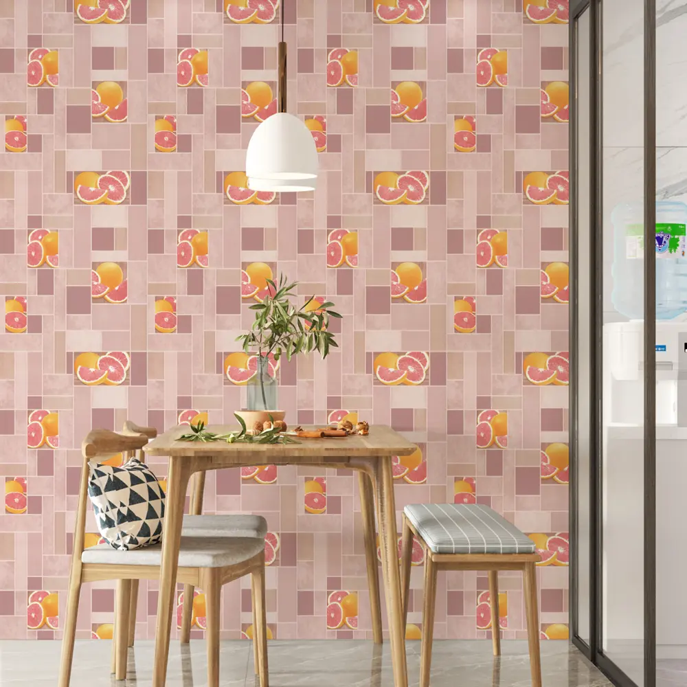 Обои виниловые Аспект Ру Цитрус розовые 0.53 м 10103-58 STLM-2121186 - Вид №2