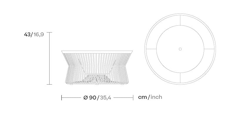 Алюминиевая жаровня Kettal ZigZag ARCH-00082728 - Вид №2