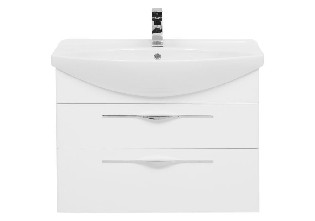 Тумба под раковину Aquanet Ирвин 85 белый sun-id-270535 - Вид №2