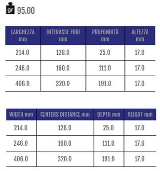 Cosma Ручка мебельная мостовая из замака  12959  - Вид №1