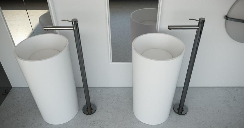 MOMA Design Отдельно стоящее ротондо Lavabo с твердой поверхностью Diamond Dmn - Вид №1