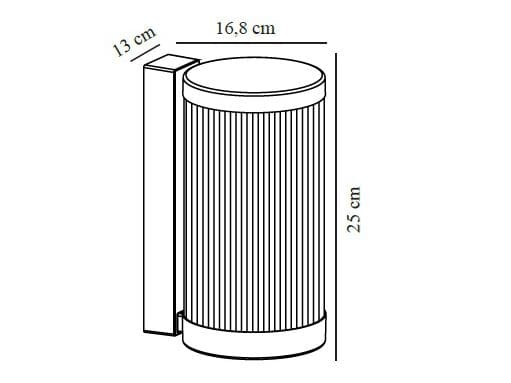 Пластиковый и алюминиевый наружный настенный светильник Nordlux Coupar ARCH-00083895 - Вид №6