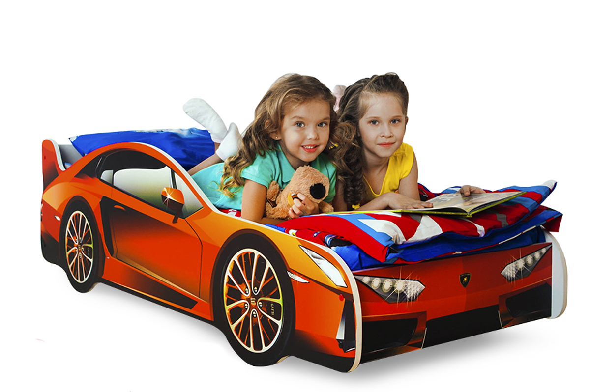 Детская кровать-машина "Ламборджини" БЕЛЬМАРКО  326760 Красный Santreyd  - Вид №2
