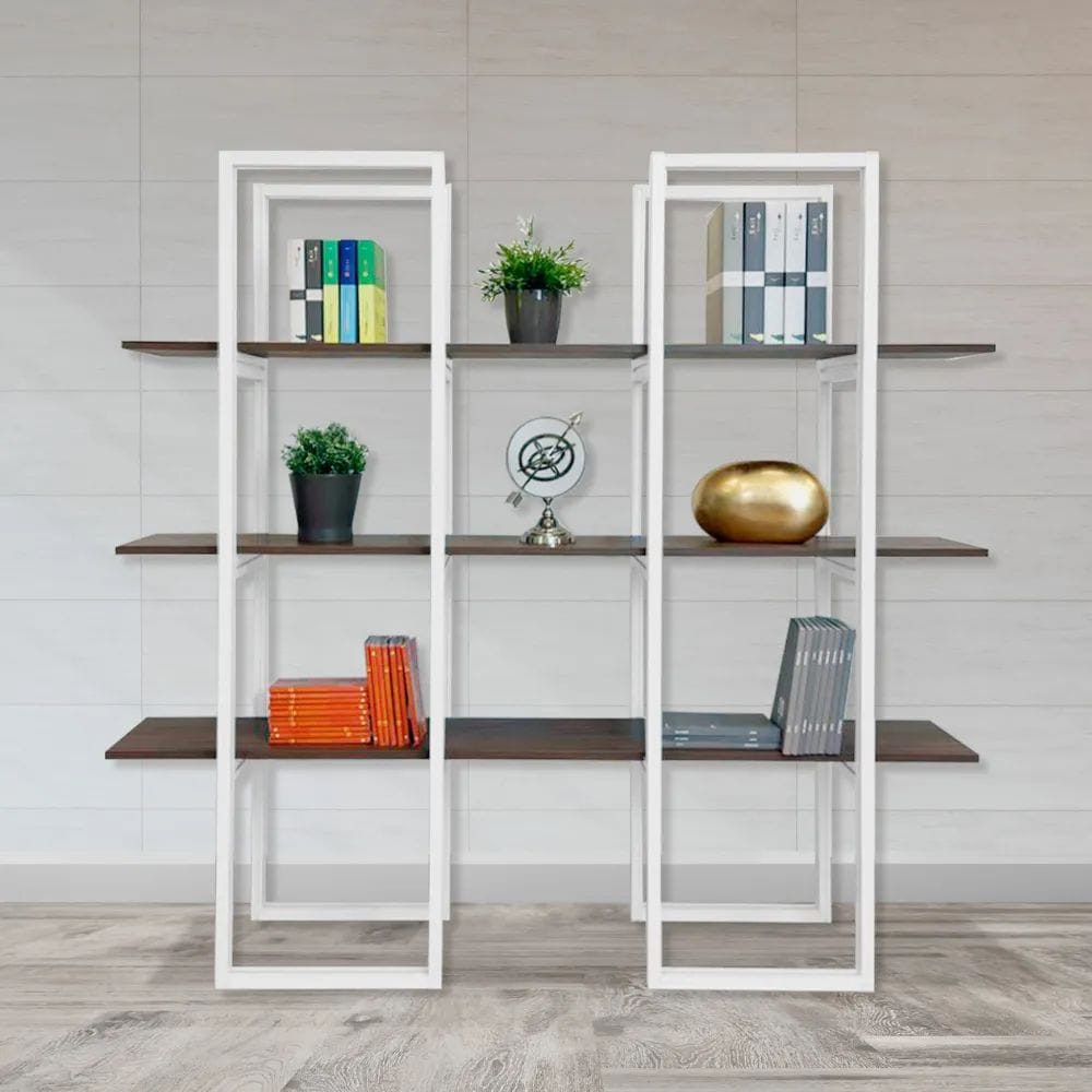 Модульный книжный шкаф из алюминия и дерева STUDIO T Ecodesign ARCH-00061159 - Вид №1