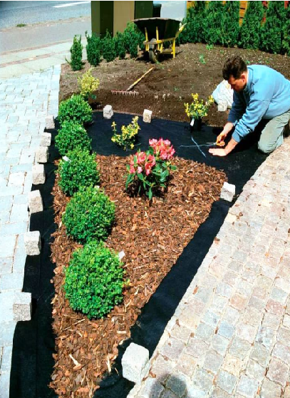 Спанбонд чёрный СУФ 60, 3,2*10 м ГеоПластБорд GPBST-121 - Вид №3