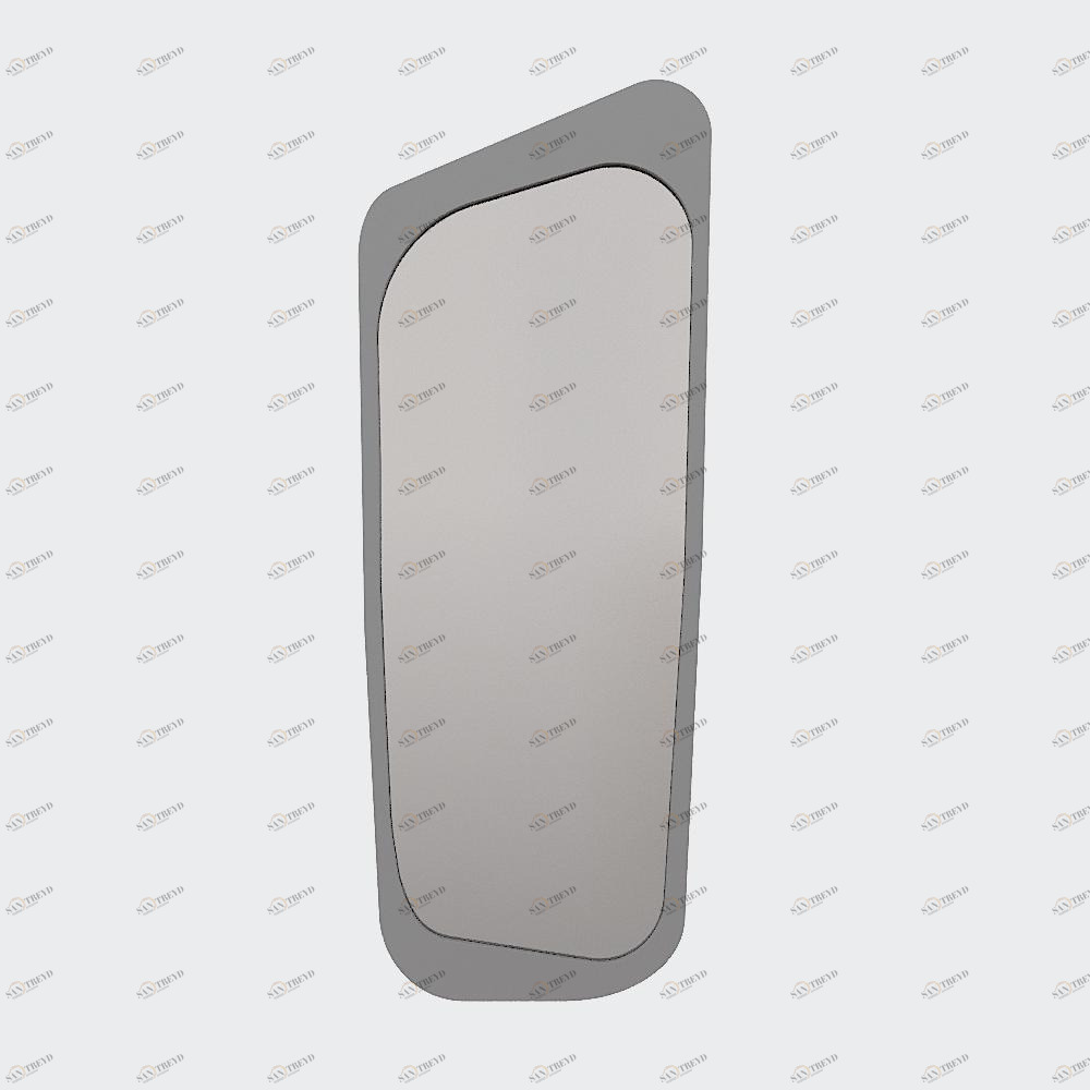 Зеркало настенное большое серое Woodi WOODI ДИЗАЙНЕРСКИЕ 00-3966332 Серый 