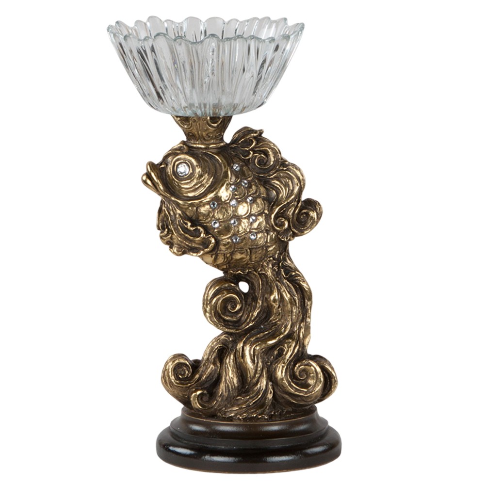 52019 Фруктовница-конфетница Заветное желание Золото BOGACHO 4627138240137 - Вид №3