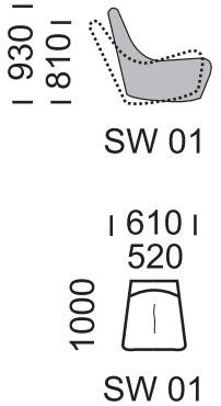 mminterier Кресло-качалка из ткани Swing sun-id-1386597 - Вид №4