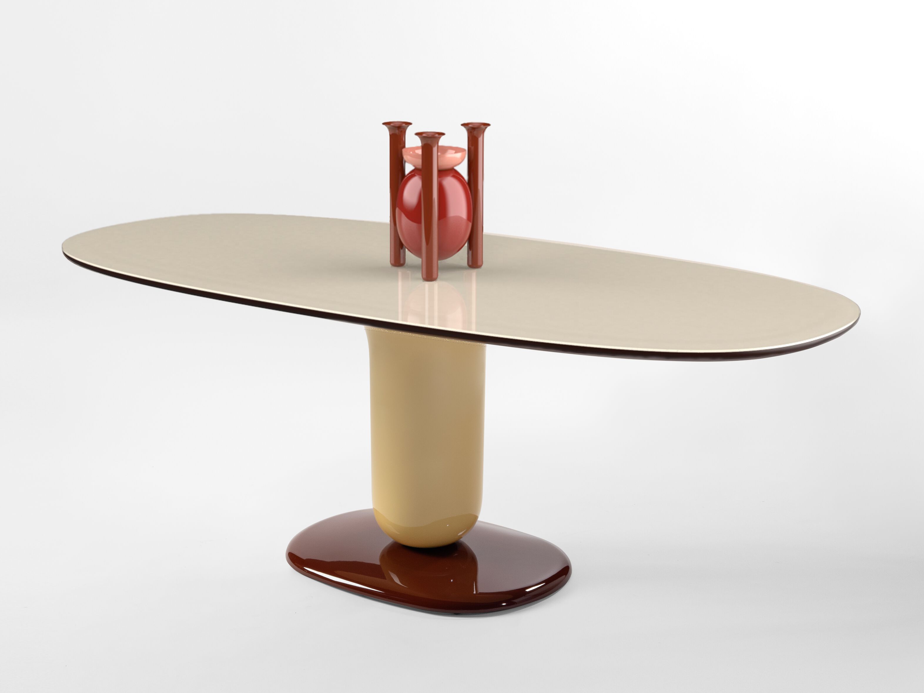 Овальный стол из стекловолокна и столешница Fenix BD Barcelona Explorer ARCH-00085392 - Вид №10