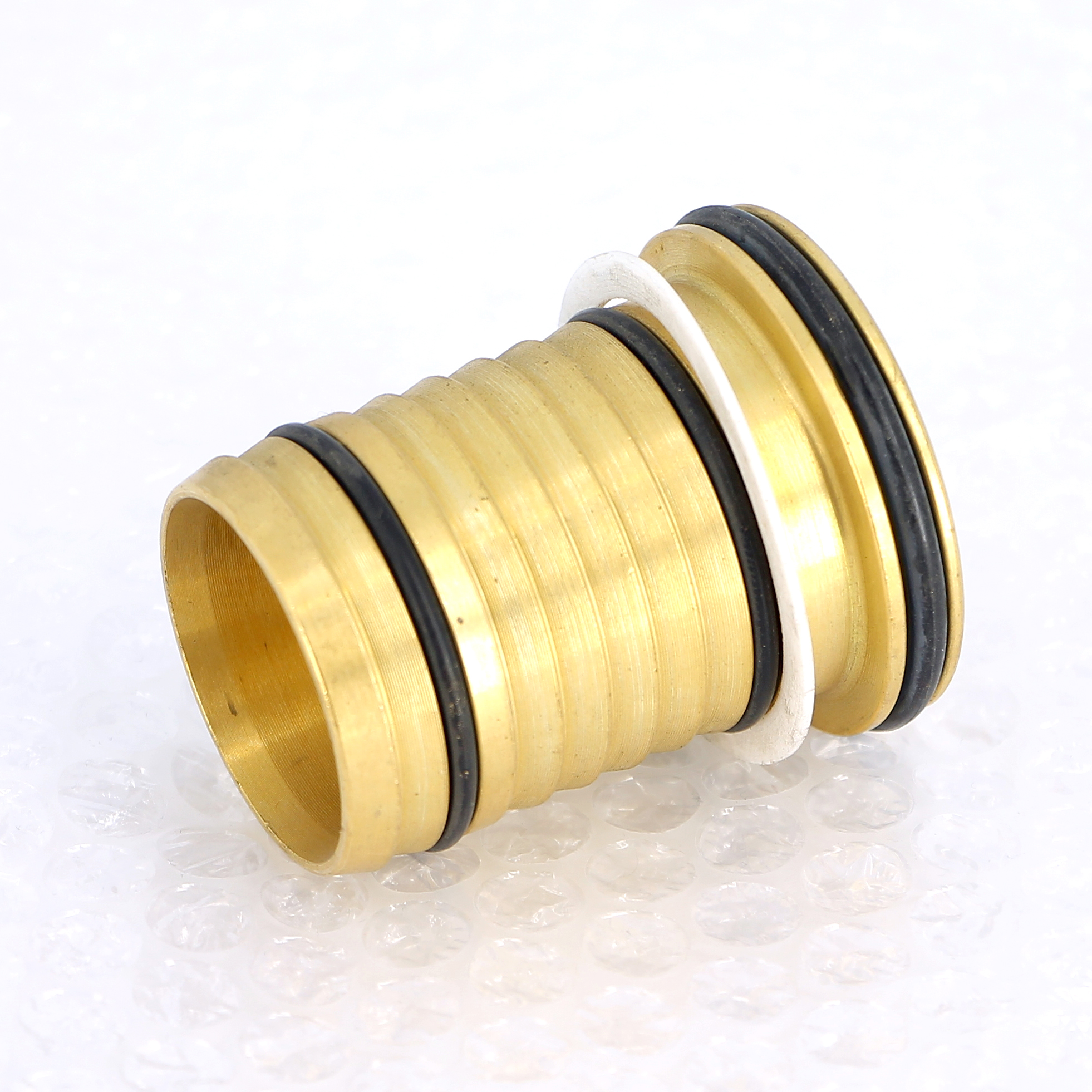 Вставка латунная для металлопластиковой трубы TIEMME 50х4,0 3400080