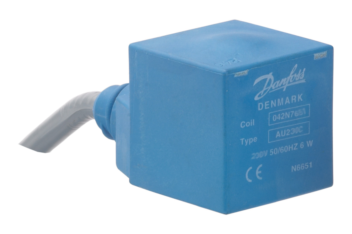 Danfoss Катушки переменного тока для клапанов EVUL Запчасть для EV:AS Катушка электром-я 042N7601  - Вид №6