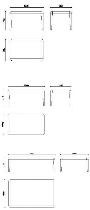 COLLI CASA Прямоугольный деревянный стол Capri sun-id-1494216 - Вид №7