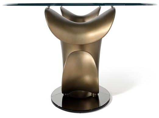 Reflex Овальный обеденный стол из стекла Parentesis sun-id-1382719 - Вид №2