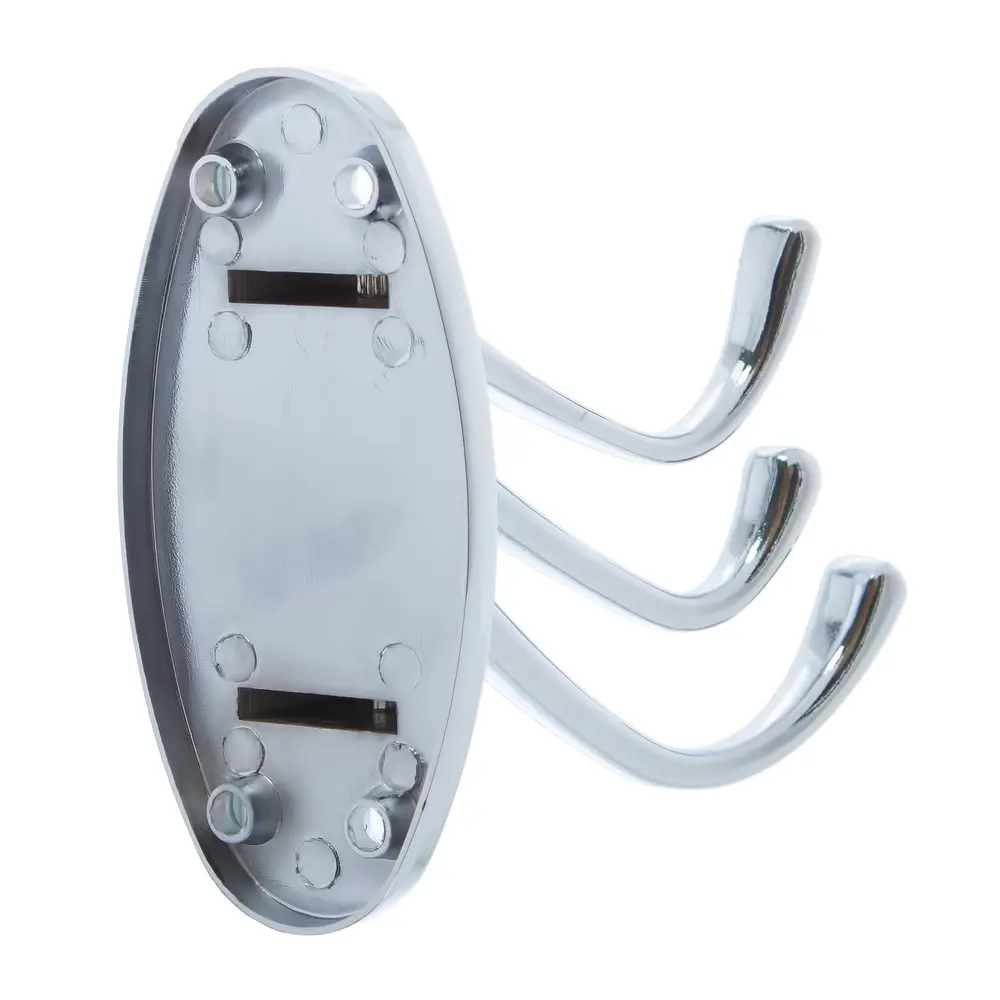 Крючок тройной Swivel, средний, металл, цвет хром LAMPLANDIA STLM-2116116 - Вид №1