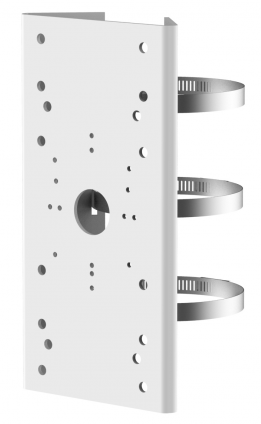 DS-1275ZJ Крепление на столб, белый, сталь, 127x46x25мм Hikvision Santreyd 
