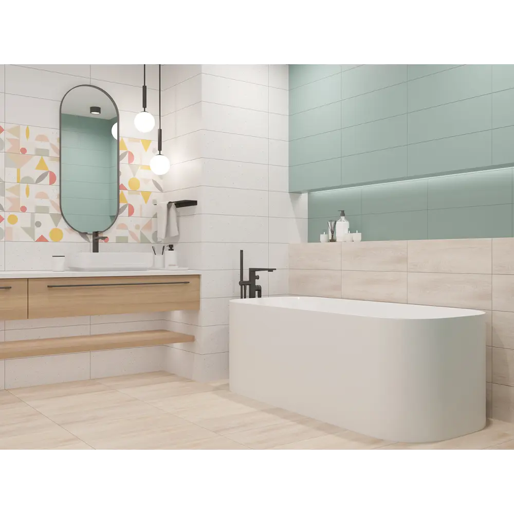 Плитка настенная LB Ceramics Юген Линдберг 20x60 см 0.84 м² матовая цвет разноцветный 87023032 STLM-2170578 - Вид №4