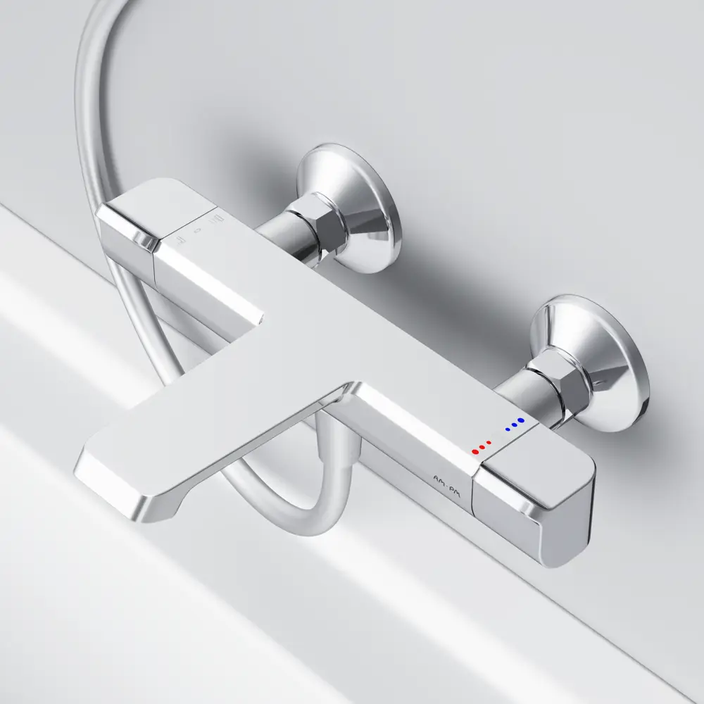 Термостатический смеситель AM.PM Flash для ванны с хромированным покрытием 87812813 STLM-0988150 - Вид №7