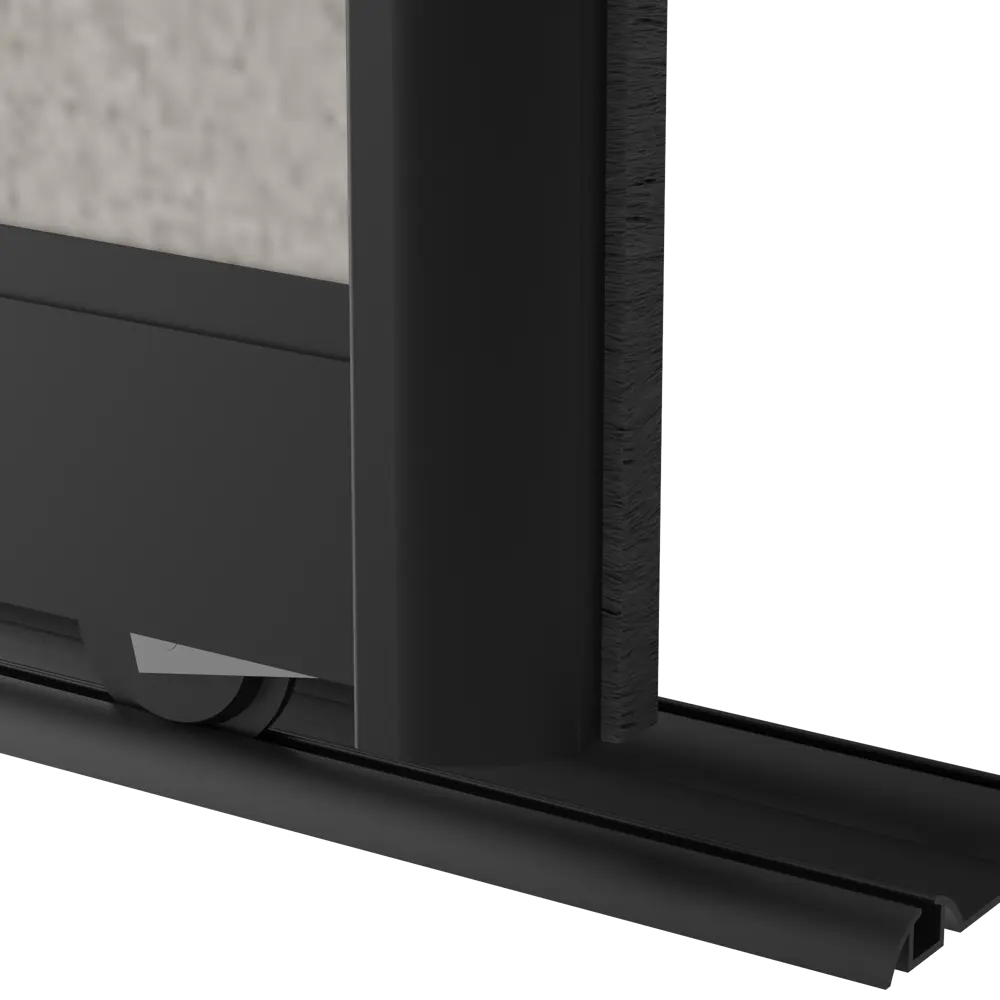 Дверь-купе KONSENSA 255.5x70.4 см МДФ цвет бетон профиль черный STLM-2187672 - Вид №5
