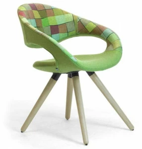 Leyform Кресло на жердочке из дерева и ткани с подлокотниками Samba