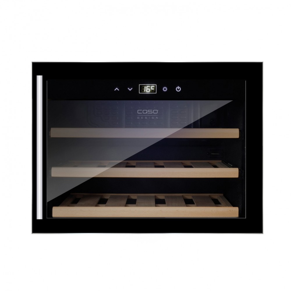 7933862 Встраиваемый винный шкаф CASO WineSafe 18 EB черный STDN-0037509