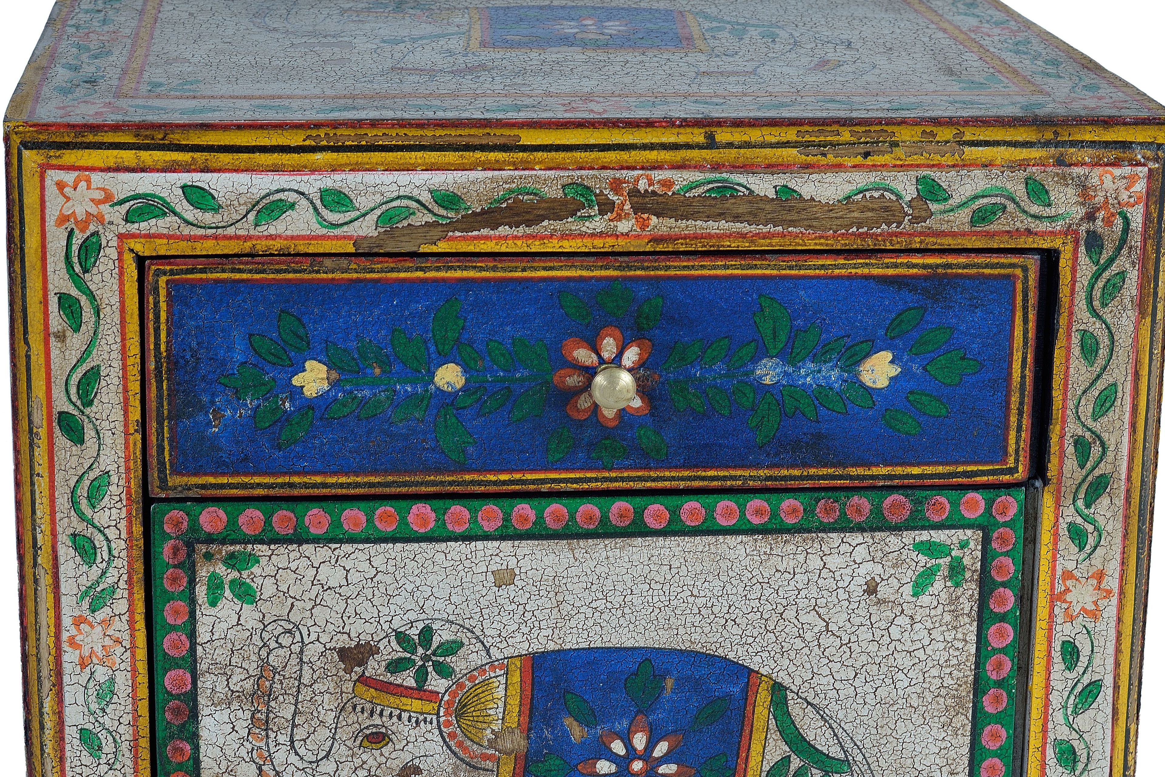 Прямоугольная тумбочка из манго с ящиками Giner y Colomer 1395 ARCH-00090374 - Вид №3