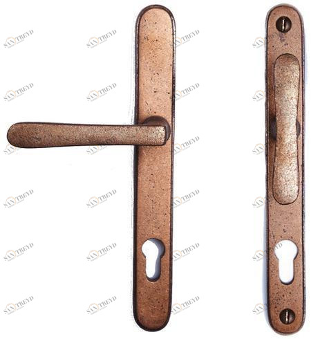 Dauby Бронзовая ручка на пластине с накладкой Pure® 13391