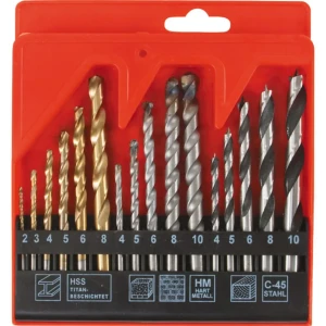 Набор сверл универсальных Fit 36358, 16 шт.