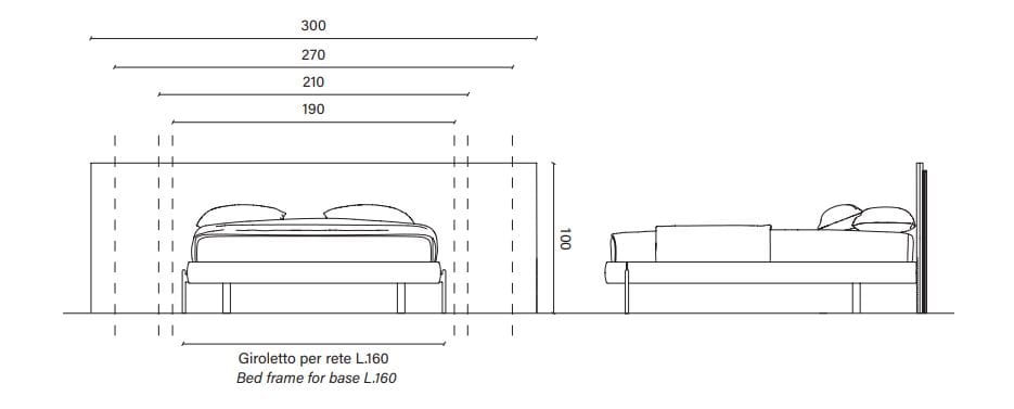 Двуспальная кровать из массива дерева Devina Nais ZEN ARCH-00106418 - Вид №6