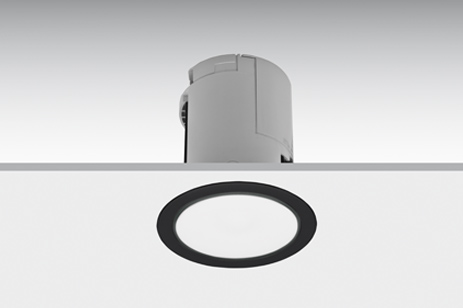 DST-36 Lens flush-mounted with synthetic trim Daisalux Светильники аварийные Черный 