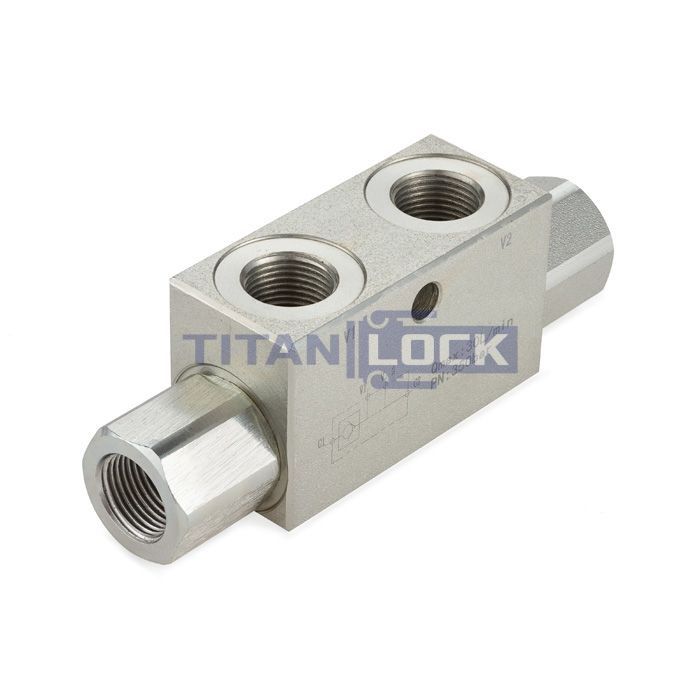 Гидрозамок односторонний, 3/4", BP/BP, сталь, TLSHL3/4FF TITAN LOCK 